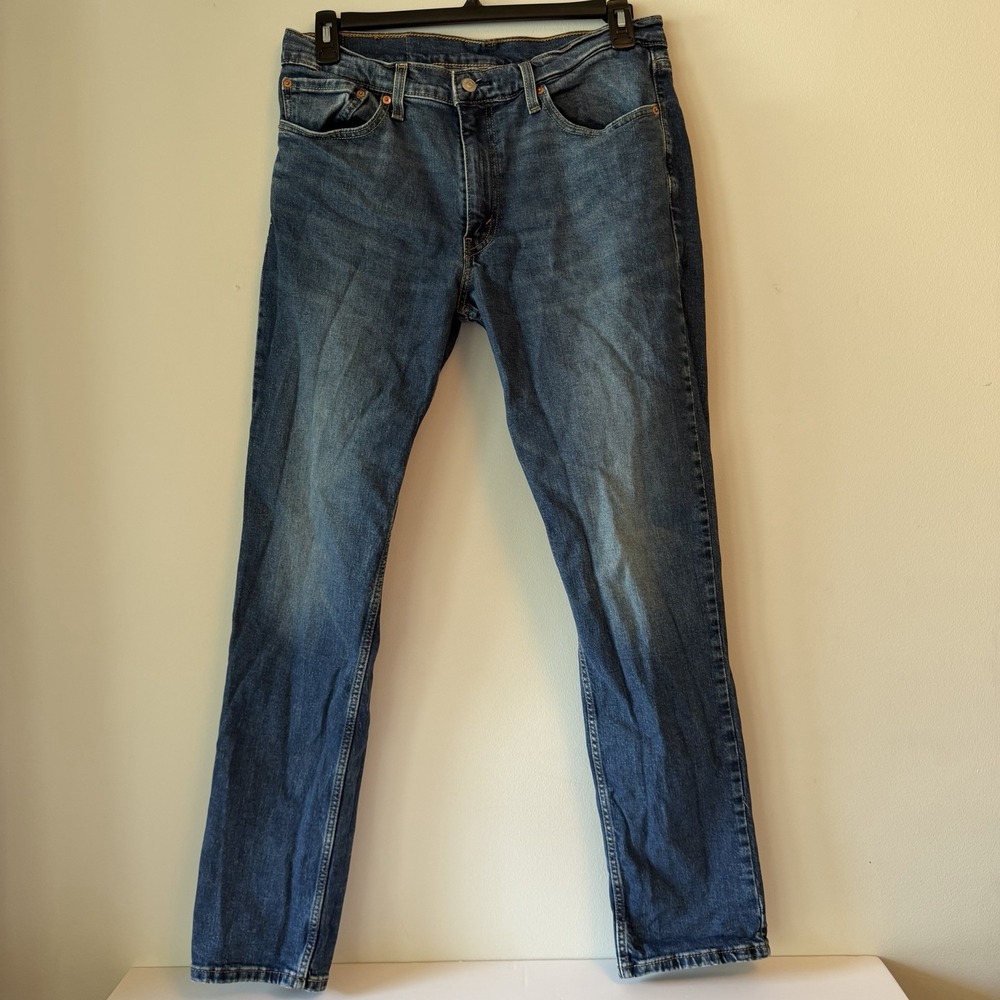 Levi's 511 Jeans Slim Fit Blue Medium Wash Men's 34/34 Cotton Denim 5-Pocket